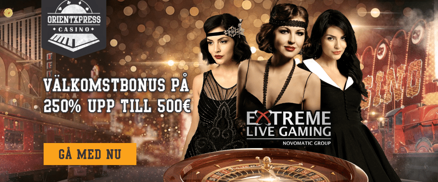 OrientXpress Casino 250% bonus
